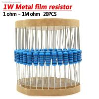 ™♣ 20pcs 1W Metal film resistor 1 1R 1M 1 2 10 22 47 100 330 ohm 1K 4.7K 10K 22K 47K 100K 330K 470K 2R 10R 22R 47R 100R 330R