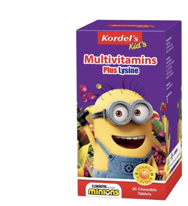 Kordel's Kid's Multivitamins Plus Lysine Tabs 30S Exp02/2024 Lazada
