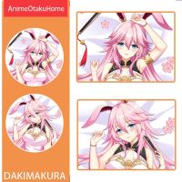 Anime Honkai Impact 3 Yae Sakura สาวน่ารักเซ็กซี่โยนหมอนครอบคลุมกอดปลอกหมอน Otaku Bedding Dakimakura ปลอกหมอน