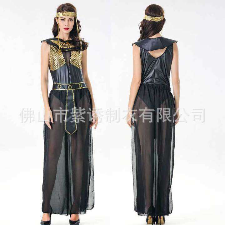 Halloween Cleopatra Costume Masquerade Female Ancient Greek Egyptian