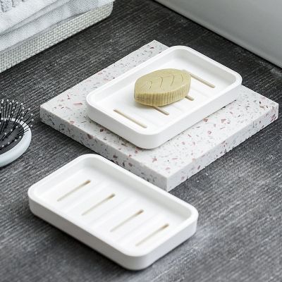 Kotak sabun pengering ganda rak sabun buatan tangan rak penyimpanan sabun plastik dapat dilepas kotak sabun portabel