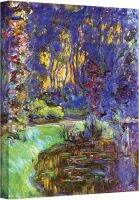 ศิลปะผนัง Giverny Gallery ห่อผ้าใบโดย Claude Monet 24คูณ32นิ้ว