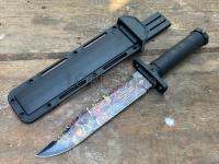 KNIFE XB-189 มีดเดินป่า ลายกระโหลก 14 นิ้ว + ฟรีที่เก็บมีดอย่างดี พร้อมส่ง