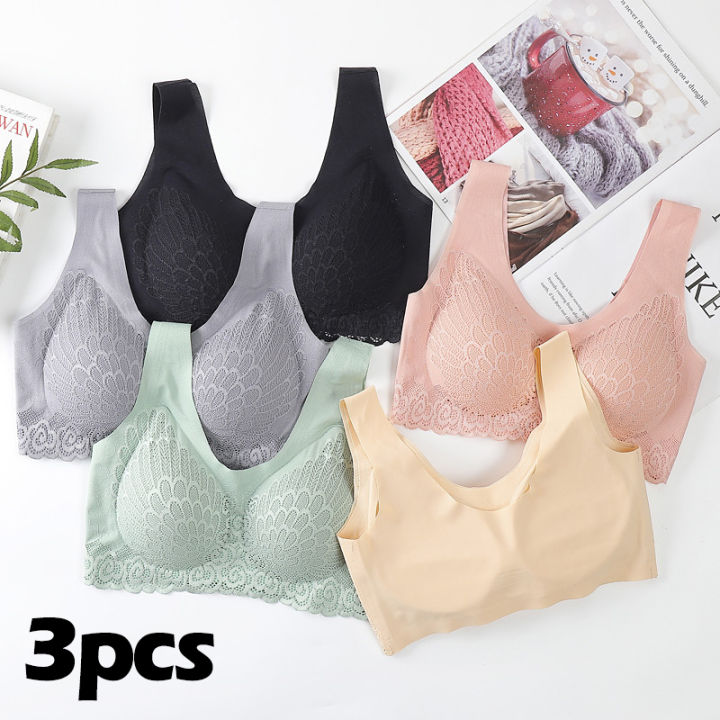 vip-link-3pcs-plus-4xl-latex-bra-bras-สำหรับชุดชั้นในสตรี-bh-push-up-bralette-pad-เสื้อกั๊ก-top-bra