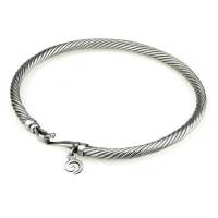 กำไล Twisted Bangle OHM Beads Silver 925 Charm