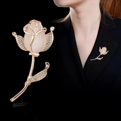 Corsage Luxury Pin Personality Temperament Accessories Brooch Alloy High-grade Cats Eye