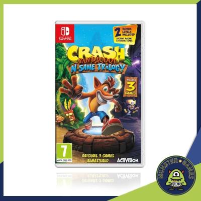 Crash Bandicoot N-Sane Trilogy Nintendo Switch Game แผ่นแท้มือ1!!!!! (Crash Bandicoot Trilogy Switch)(Crash Switch)
