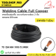 Welding Cable Full Copper สายเชื่อมรุ่นเต็ม ฉนวนกันความร้อน 2 ชั้น 70QM.MM 990/0.3#BK Weldplus