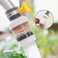 ♚✓ 360°Rotating Faucet Extender Shower Kitchen Faucet Booster Water Filter Tap Head Nozzle Activated Carbon Water Purifier