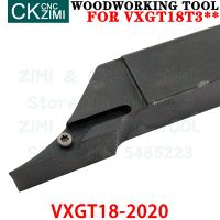 VXGT18-2020 ที่วางเครื่องมือกลึงภายนอกเครื่องมือทํางานไม้เครื่องมือตัดสําหรับ VXGT18T308-JP VXGT 18T3 เม็ดมีดกลึงไม้