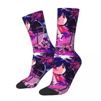 Winter Warm Hip-hop Women Men Kanbaruwave Japanese Vaporwave Anime Girl Socks Non-slip Basketball Socks Socks Tights