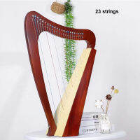 【เพลงพระจันทร์】พิณฮาร์ป23สาย Bberkualitinggi Lyre Alat Muzik Mudah Alih Harp 19-Strings Ditambah UH Separkunci Lyre เปียโน