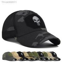 ◑✜ Tactical Military Baseball Caps Multicolor Camouflage Breathable Sun Visor Mesh Outdoor Hunting Hiking Skeleton Snapback Hat