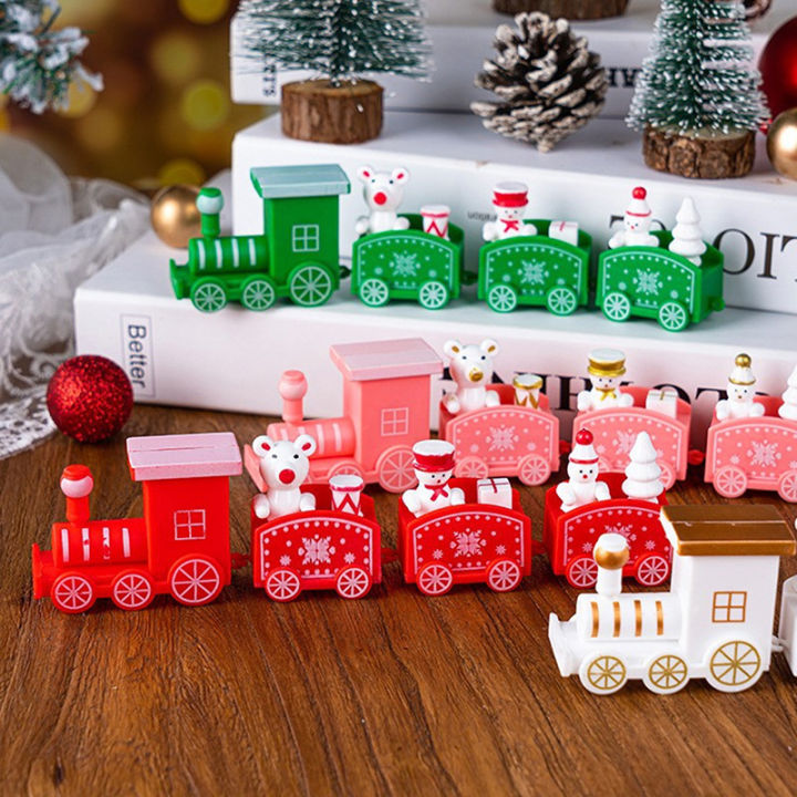 uni-1pc-plastic-christmas-train-2023-xmas-ornament-xmas-home-decor-xmas-kids-gift-ตกแต่งคริสต์มาส