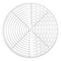 มาตรวัดวงกลมเครื่องค้นหาศูนย์ทรงกลมขนาด10นิ้วสำหรับวาดภาพเส้นผ่านศูนย์กลางวงกลมเครื่องกลึงไม้งาน
