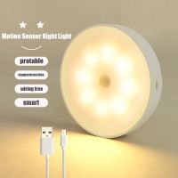 LED Motion Sensor Light Wireless Night Light Under Cabinet Light Closet Lamp Smart Wall-Mounted Body Induction Lamp home Decor Ceiling Lights