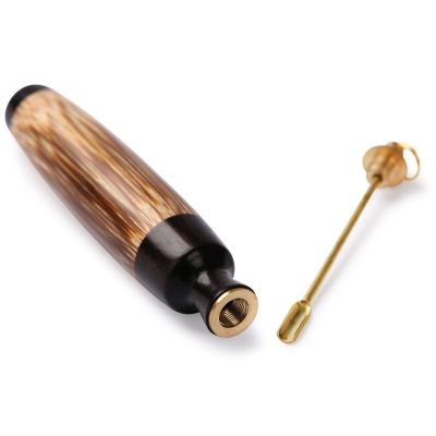✱✵ Cigarette Accessories Smoking Tool The New Golden Bamboo Large Capacity Snuff Bottle Wooden Crafts Handle Piece Wood Carving