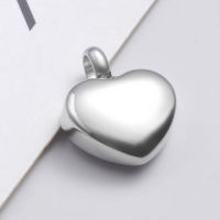 20pcslot Stainless Steel 4 Colors Heart Locket Cremation Heart Charms Memorial Ashes Urn Necklace Keepsake Pendant