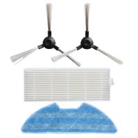 2 side brushes 1filters HEPA 1mop for Proscenic 811 GB / 911SE sweeper accessories plastic cleaning product replacement (hot sell)Ella Buckle