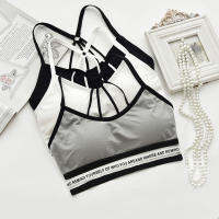 [ส่งเร็วพิเศษ!] SB-8829 Sport bra แฟชั่น สปอร์ตบรา เนื้อผ้ายืดคอตตอน ดีไซด์ด้านหลังสุดเก๋  [OK.Fashion]