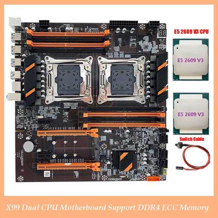 X99 Dual CPU Motherboard Server Motherboard Support LGA20113 CPU