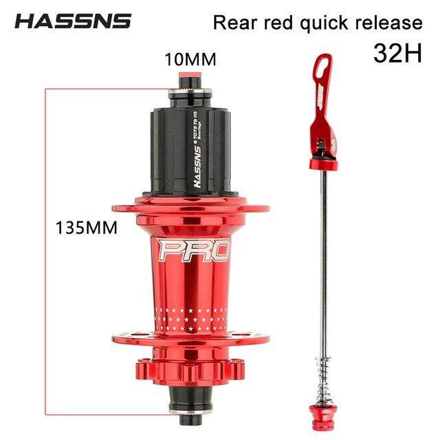 HASSNS PRO7 Bicycle Hub Mtb Cube 32 Furos 12V Ratchet Mountain Bike