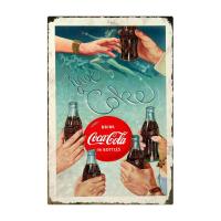 Coke Cola Bottle Revolution Metal Tin Sign Posters Diner Pub Cafe Restaurant Decor 8x12 Inch