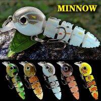 SCHEME หลากสี มีประโยชน์ Crankbaits รอก ตะขอปลา เหยื่อสร้อย ล่อตกปลา Muli-Jointed หนอนสร้อย