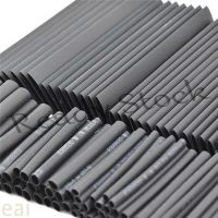 【Ready Stock】 ✓ B40 127pcs/set Heat Heat Shrink Tube Black Electric Wire Sleeve Wrap Insulation Cable Tubing Assortment