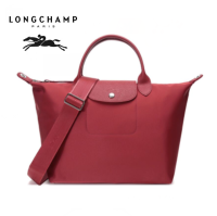 100% Original ยาว Champ กระเป๋าผู้หญิง Longchamp กระเป๋าถือผู้หญิง Longchamp ไหล่กระเป๋าสุภาพสตรีหญิง Crossbody กระเป๋าไนลอนกันน้ำ Totes