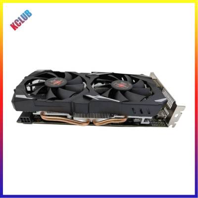 RX580การ์ดวิดีโอกราฟิกส์8GB การ์ด256Bit DDR5สำหรับเล่นเกมสองพัดลมทำความเย็นทำงานต่ำเสียงรบกวนคอมพิวเตอร์เดสก์ท็อปอุปกรณ์เสริมสำหรับ PC