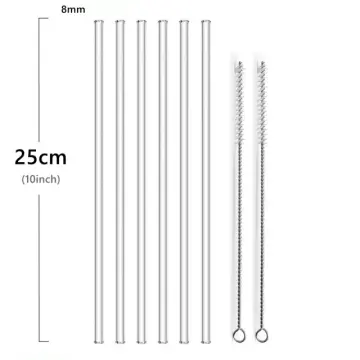 Cheap 8Pcs Anti Wrinkle Straw, Reusable Glass Straw, Anti Wrinkle Drinking  Straw Curve