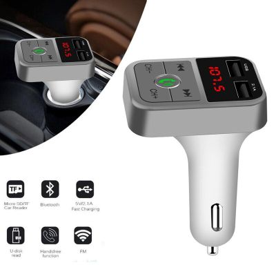 Survival kits Car Hands-free Wireless Bluetooth FM Transmitter LCD MP3 Player USB Charger Lighter Car MP3 Bluetooth Receiver Survival kits