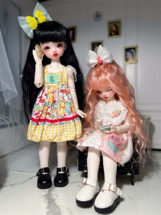 เสื้อผ้าตุ๊กตา-bjd-ขนาด1-6ชุดเจ้าหญิงตุ๊กตาแบบตรงกันทั้งหมดน่ารักเสื้อผ้าตุ๊กตา-bjd-1-6ตุ๊กตาอุปกรณ์