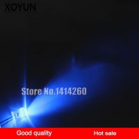 【❉HOT SALE❉】 xiaopingyyou123 ไฟ Led 100ชิ้น/ล็อตสำหรับเท้ายาว3มิลลิเมตรผมขาวสีน้ำเงิน Led3mm แสงไฟขาวจัดผมสีฟ้า