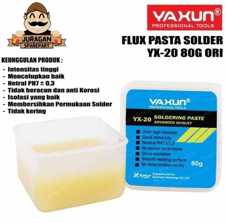 FLUX PASTA SOLDER YAXUN YX20 80G MINYAK SOLDER ORIGINAL Lazada Indonesia