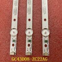 3pcsset LED strip for Samsung UN43J5202 UE43J5202 UE43J5272 GC43D08-ZC22AG-13 14 15 17 23 HV430FHD-NLA 303GC430044 303GC430043