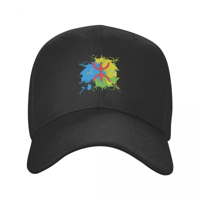 Custom Amazigh Flag Baseball Cap Men Women Adjustable Berber Proud Tifinagh Dad Hat Streetwear Snapback Summer Hats