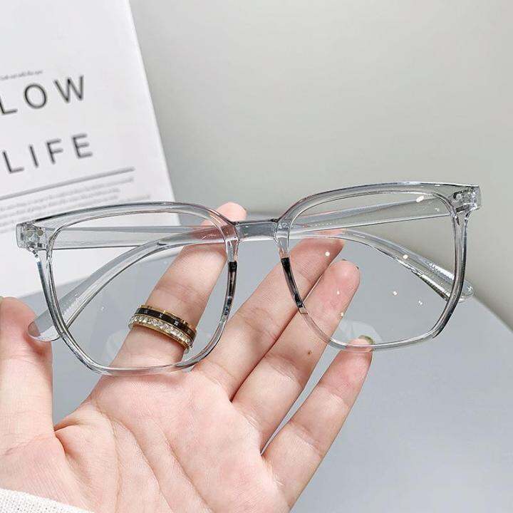 3-in-1สายตาสั้นแว่นตาสำหรับผู้ชายและผู้หญิง-photochromic-สแควร์เต็มกรอบสายตาสั้นแว่นตาป้องกันแสงสีฟ้าคอมพิวเตอร์ไล่โทนสีกรอบสายตาสั้นแว่นตาที่มีเกรด0-600