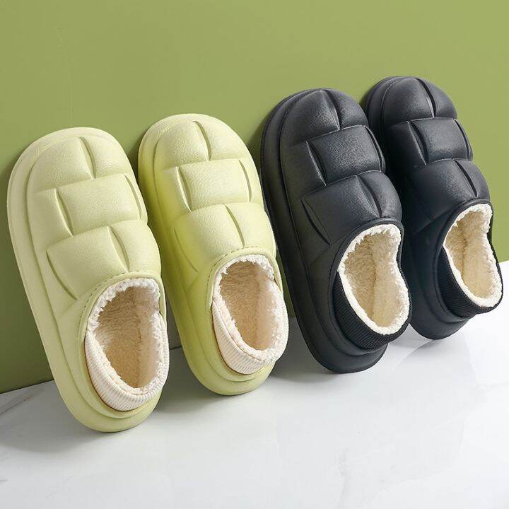 winter-cozy-platform-man-women-slippers-fur-home-cotton-shoes-plush-waterproof-outdoor-fashion-minimalism-slippers-non-slip-shoe