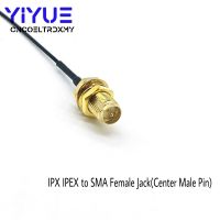 ][= 1 Pcs For PCI Wifi Card U.FL IPX To RP-SMA Female (Male Pin) RF Pigtail Cable Jumper 10CM