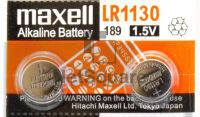 [แพ็คละ 2 ก้อน] ถ่าน LR1130 (189) ถ่านกระดุม Maxell Alkaline Battery