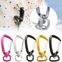 D Swivel Mountaineering Buckle Climbing Safety Lock Holder Hiking Outdoor Tools