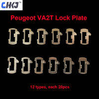 CHKJ 240pcslot VA2T Car Lock Reed Lock Plate For Peugeot Citroen Auto Key Lock Repair Accessories Brass Material + Gift Springs