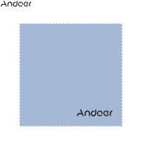 Andoer แว่นตาผ้าสำหรับทำความสะอาดไมโครไฟเบอร์10 × 10ซม. ผ้าทำความสะอาดหน้าจอผ้าระดับพรีเมียมสำหรับเลนส์/กล้อง DSLR/กล้องแคมโค้ดเดอร์/โทรศัพท์/แท็บเล็ต/คอมพิวเตอร์