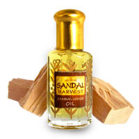 SandalHarvest Sandalwood Oil 100% Fragrant Wood, No Fragrance, No Diluted, No Coloring 12 ml.