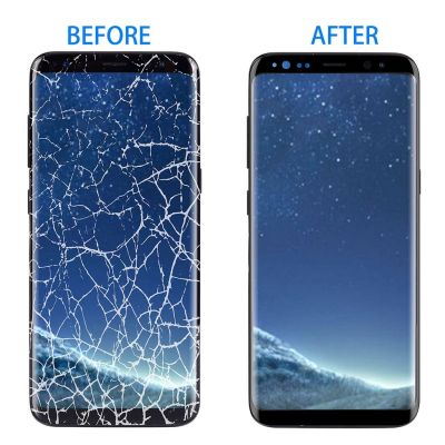 สำหรับ Samsung Galaxy S8 S8plus S9 S9บวก S10 S10บวกกระจกหน้าจอกระจกหน้าเปลี่ยนชุดซ่อมแซม9112