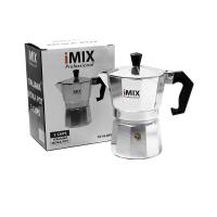 หม้อต้มกาแฟมอคค่าพอท (MOKA POT) iMIX อลูมิเนียม 3 ถ้วย ..สินค้าเกรดพรีเมี่ยม คุณภาพดี..