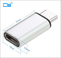 1ชิ้น USB-C Type-C USB 3.1ชายกับหญิงเชื่อมต่ออะแดปเตอร์ขยายอะแดปเตอร์เงิน