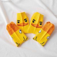 ♨❐✳ Fashion Casual Funny Rubber Duck Print Cotton Socks For Men Women Long Tube Crew High Quality Harajuku Girls Cute Ladies Sox